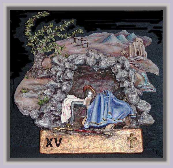 Centurion at empty tomb - Art Print