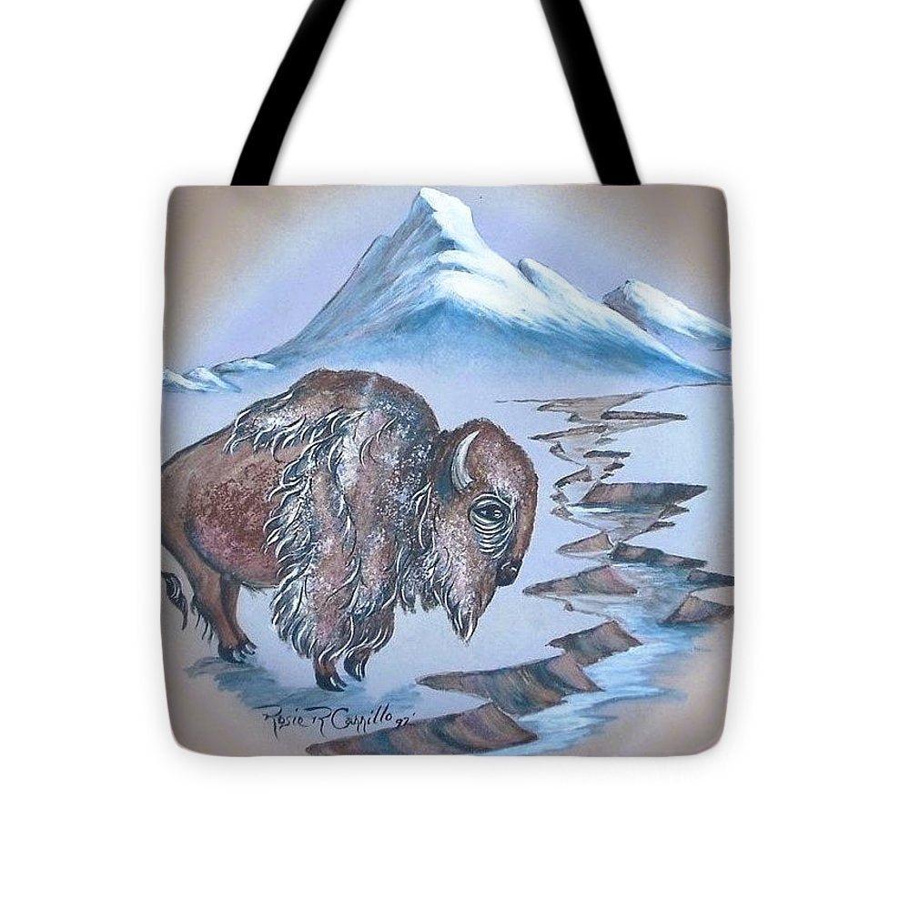 Lone Buffalo - Tote Bag