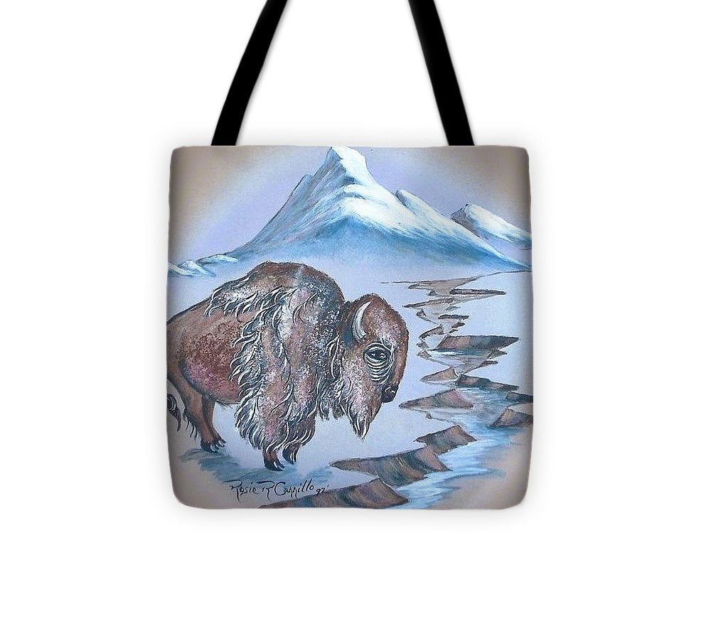 Lone Buffalo - Tote Bag