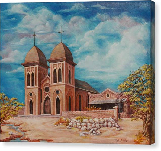 Early Church St. Genevieve - Canvas Print